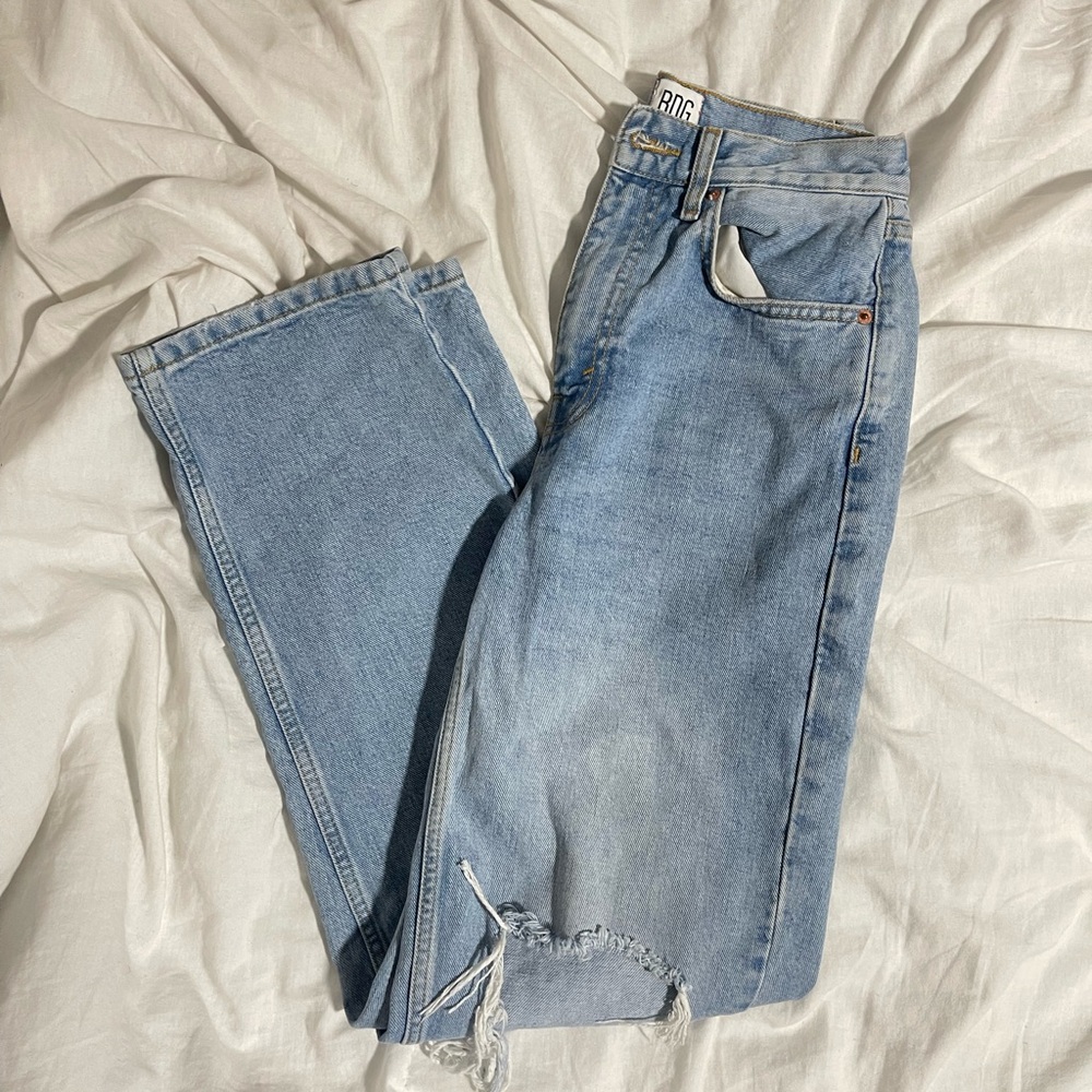 BDG High Rise Baggy Ripped Jeans